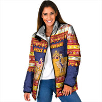 Spain Christmas Padded Jacket Los Reyes Magos - Wonder Print Shop