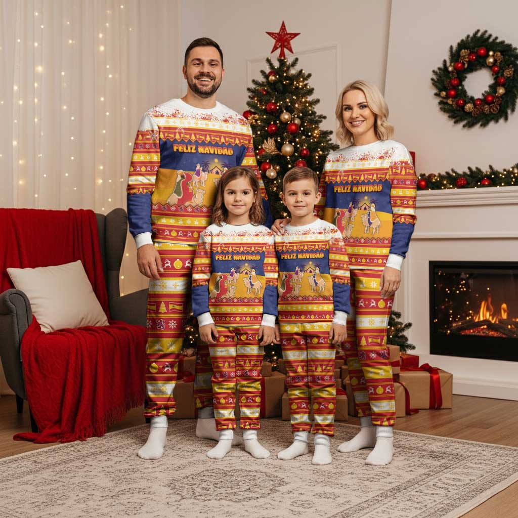 Spain Christmas Pajama Set Los Reyes Magos - Wonder Print Shop