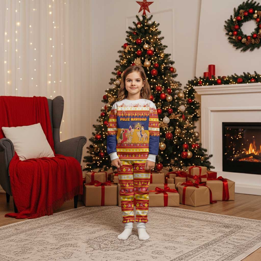 Spain Christmas Pajama Set Los Reyes Magos - Wonder Print Shop