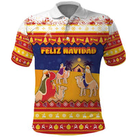 Spain Christmas Polo Shirt Los Reyes Magos - Wonder Print Shop