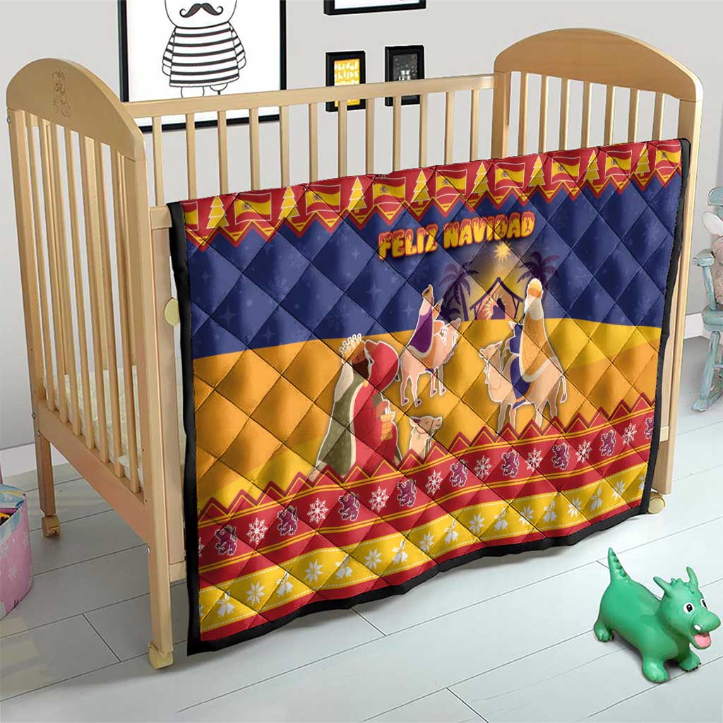 Spain Christmas Quilt Los Reyes Magos - Wonder Print Shop