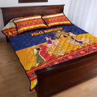 Spain Christmas Quilt Bed Set Los Reyes Magos - Wonder Print Shop