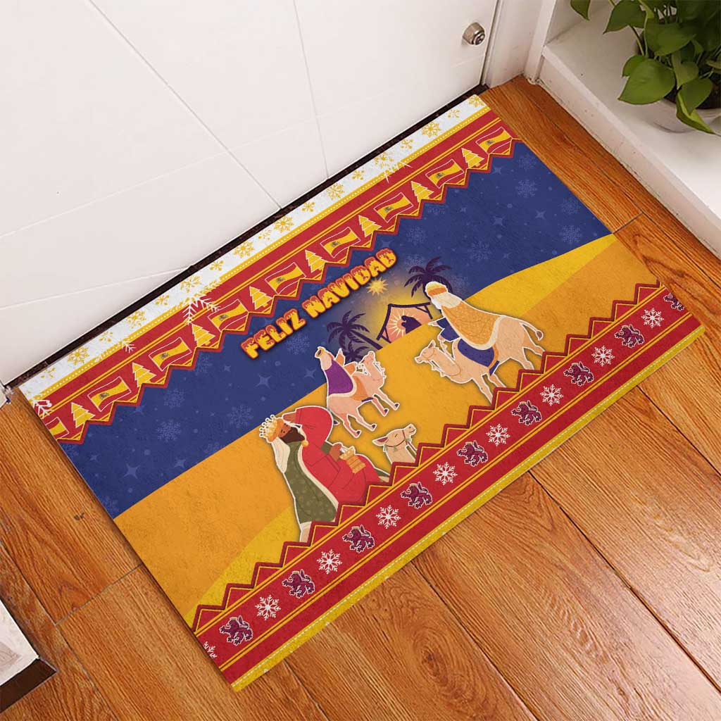 Spain Christmas Rubber Doormat Los Reyes Magos - Wonder Print Shop