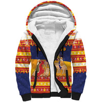Spain Christmas Sherpa Hoodie Los Reyes Magos - Wonder Print Shop