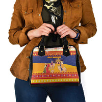 Spain Christmas Shoulder Handbag Los Reyes Magos - Wonder Print Shop