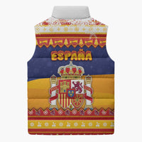Spain Christmas Sleeveless Puffer Jacket Los Reyes Magos - Wonder Print Shop