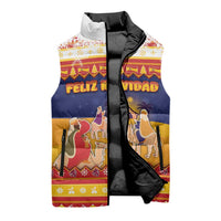 Spain Christmas Sleeveless Puffer Jacket Los Reyes Magos - Wonder Print Shop