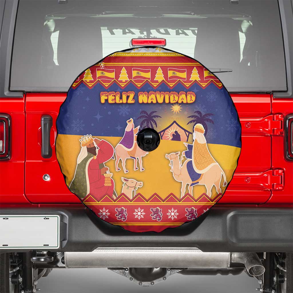 Spain Christmas Spare Tire Cover Los Reyes Magos - Wonder Print Shop