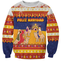 Spain Christmas Sweatshirt Los Reyes Magos - Wonder Print Shop