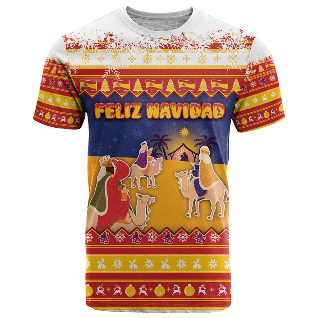 Spain Christmas T Shirt Los Reyes Magos - Wonder Print Shop