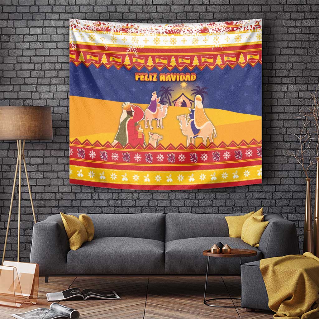 Spain Christmas Tapestry Los Reyes Magos - Wonder Print Shop