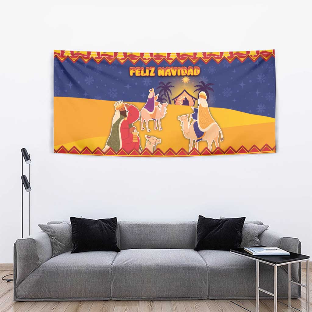 Spain Christmas Tapestry Los Reyes Magos - Wonder Print Shop