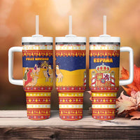 Spain Christmas Tumbler With Handle Los Reyes Magos - Wonder Print Shop