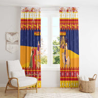 Spain Christmas Window Curtain Los Reyes Magos - Wonder Print Shop