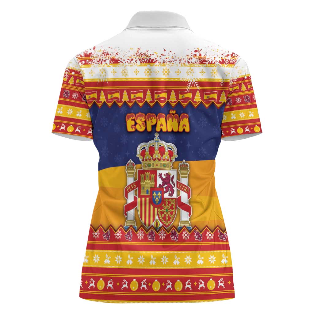 Spain Christmas Women Polo Shirt Los Reyes Magos - Wonder Print Shop