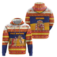 Spain Christmas Zip Hoodie Los Reyes Magos - Wonder Print Shop