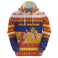Spain Christmas Zip Hoodie Los Reyes Magos - Wonder Print Shop