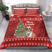 Switzerland Christmas Bedding Set Saint Bernard Merry Swissmas - Wonder Print Shop
