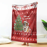 Switzerland Christmas Blanket Saint Bernard Merry Swissmas - Wonder Print Shop