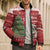 Switzerland Christmas Bomber Puffer Jacket Saint Bernard Merry Swissmas - Wonder Print Shop