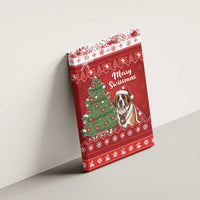 Switzerland Christmas Canvas Wall Art Saint Bernard Merry Swissmas - Wonder Print Shop