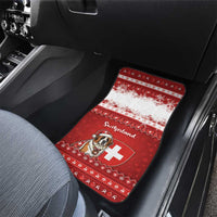 Switzerland Christmas Car Mats Saint Bernard Merry Swissmas - Wonder Print Shop