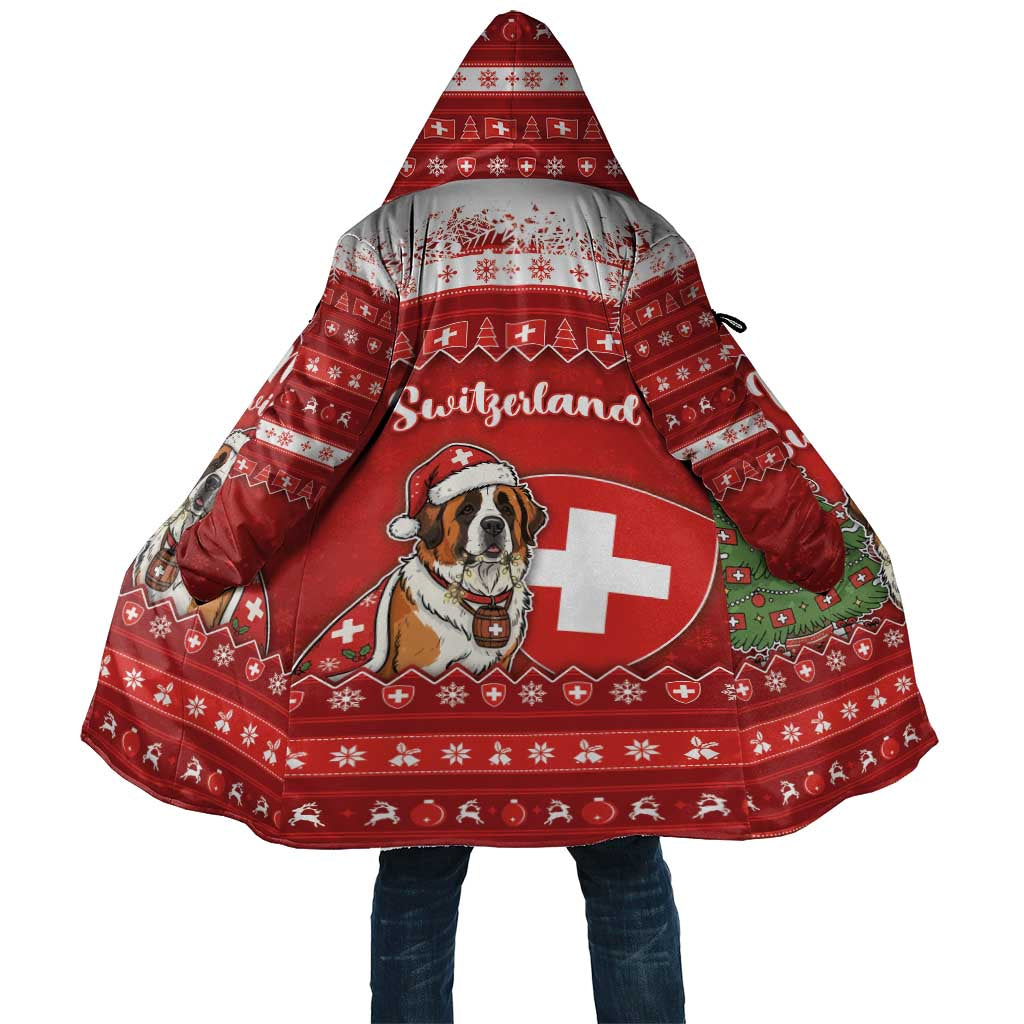 Switzerland Christmas Cloak Saint Bernard Merry Swissmas - Wonder Print Shop