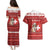 Switzerland Christmas Couples Matching Puletasi and Hawaiian Shirt Saint Bernard Merry Swissmas - Wonder Print Shop