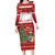Switzerland Christmas Family Matching Long Sleeve Bodycon Dress and Hawaiian Shirt Saint Bernard Merry Swissmas - Wonder Print Shop