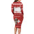 Switzerland Christmas Family Matching Long Sleeve Bodycon Dress and Hawaiian Shirt Saint Bernard Merry Swissmas - Wonder Print Shop