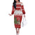 Switzerland Christmas Family Matching Off The Shoulder Long Sleeve Dress and Hawaiian Shirt Saint Bernard Merry Swissmas - Wonder Print Shop