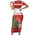 Switzerland Christmas Family Matching Short Sleeve Bodycon Dress and Hawaiian Shirt Saint Bernard Merry Swissmas - Wonder Print Shop
