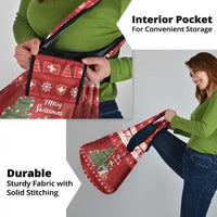 Switzerland Christmas Grocery Bag Saint Bernard Merry Swissmas - Wonder Print Shop