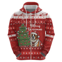 Switzerland Christmas Hoodie Saint Bernard Merry Swissmas - Wonder Print Shop