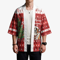 Switzerland Christmas Kimono Saint Bernard Merry Swissmas - Wonder Print Shop