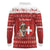Switzerland Christmas Long Sleeve Polo Shirt Saint Bernard Merry Swissmas - Wonder Print Shop