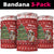 Switzerland Christmas Neck Gaiter Saint Bernard Merry Swissmas - Wonder Print Shop