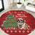Switzerland Christmas Round Carpet Saint Bernard Merry Swissmas - Wonder Print Shop