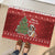 Switzerland Christmas Rubber Doormat Saint Bernard Merry Swissmas - Wonder Print Shop