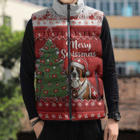 Switzerland Christmas Sleeveless Puffer Jacket Saint Bernard Merry Swissmas - Wonder Print Shop