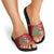 Switzerland Christmas Slide Sandals Saint Bernard Merry Swissmas - Wonder Print Shop