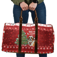 Switzerland Christmas Travel Bag Saint Bernard Merry Swissmas - Wonder Print Shop
