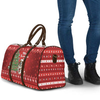 Switzerland Christmas Travel Bag Saint Bernard Merry Swissmas - Wonder Print Shop