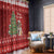 Switzerland Christmas Window Curtain Saint Bernard Merry Swissmas - Wonder Print Shop