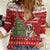 Switzerland Christmas Women Casual Shirt Saint Bernard Merry Swissmas - Wonder Print Shop