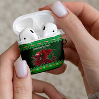 Wales Christmas AirPods Case Cymru Dragon Nadolig Llawen - Wonder Print Shop
