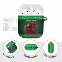 Wales Christmas AirPods Case Cymru Dragon Nadolig Llawen - Wonder Print Shop