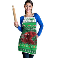 Wales Christmas Apron Cymru Dragon Nadolig Llawen - Wonder Print Shop
