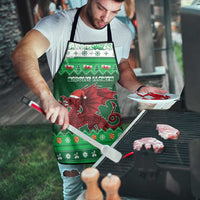 Wales Christmas Apron Cymru Dragon Nadolig Llawen - Wonder Print Shop