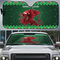 Wales Christmas Auto Sun Shade Cymru Dragon Nadolig Llawen - Wonder Print Shop